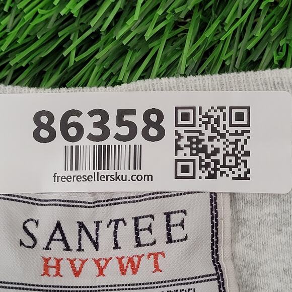 Vintage 1998 Santee Steven-Blues Sweatshirt Womens XL 26x27 Baggy Gray - Picture 6 of 14